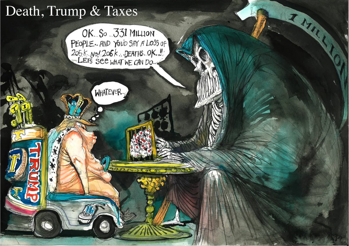 King Donald does a deal with his new accountant