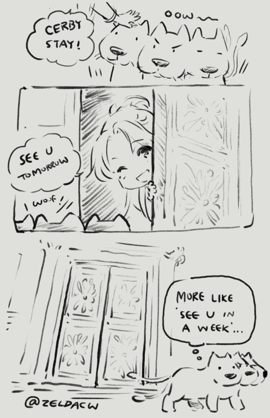 The reason that Persephone decides to spend time with Cerberus first ..... https://t.co/xaqWBoF2wr 