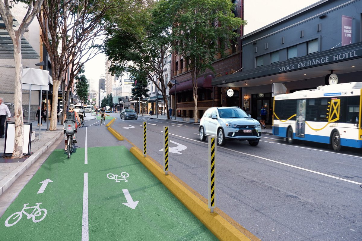 solution_wire's tweet photo. The construction of new separated bicycle lanes in Brisbane’s CBD will start late November on Elizabeth, Edward, and Albert Streets. https://t.co/zs4xf2SqPG

#bike #bicyclelane #Brisbane #city #transport #ride #life #HealthyFaith #exercise #green #biker #bikelife #bikes #auspol https://t.co/7u50eQGGCh