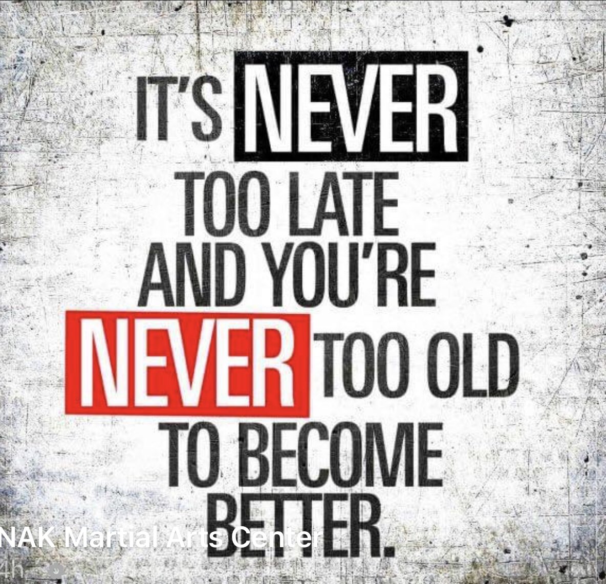 gottheNAK's tweet photo. Never say never !!!  #staystrong #Believe #confidence #karatekid #GilbertAZ https://t.co/sn6cqUpIFU