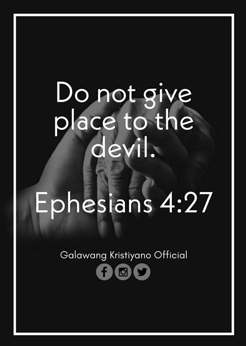 GKristiyano's tweet photo. When you allow the devil to creep into your emotion, you give him the power. https://t.co/fYsSj6uvsO