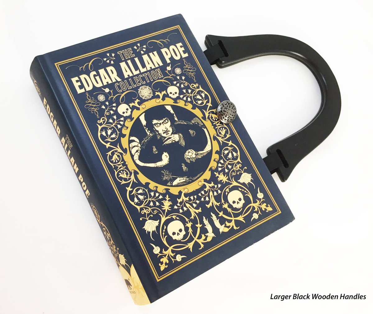 NovelCreations's tweet photo. Edgar Allan Poe Book Purse - Poe Book Clutch - Horror Gift - Poe Collector Gift - Macabre Fashion - Purse made from book - Reader Gift https://t.co/kkve3nCQ6X #bookpurse #booklover #Etsymntt #PitAndPendulum https://t.co/xLugRFNuxK
