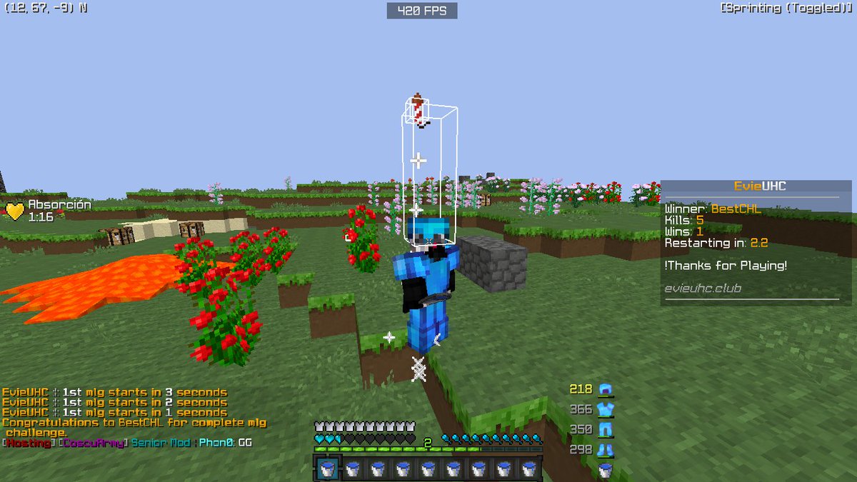 Aplexs's tweet image. GG First Win de ese server xD