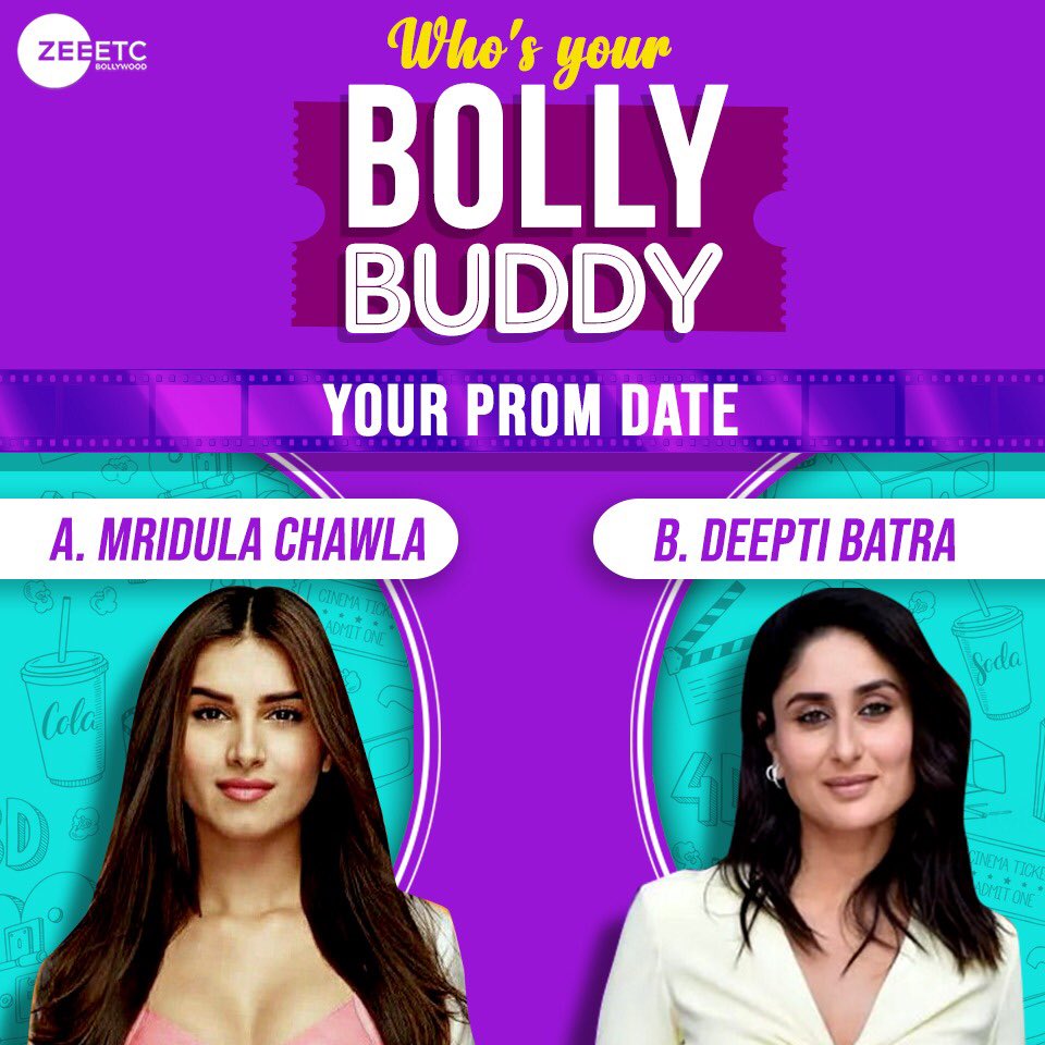 Kis gorgeous lady ke saath will you rock the party? @TaraSutaria #KareenaKapoorKhan Participate, Win, Repeat! *T&C: Gifts will be delivered after the lockdown ends* #BollyBuddy