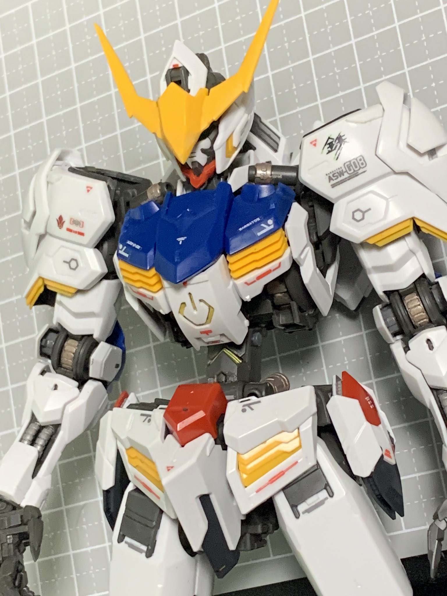 MG 1/100 バルバトス 全塗装 デカール追加 - メルカリ