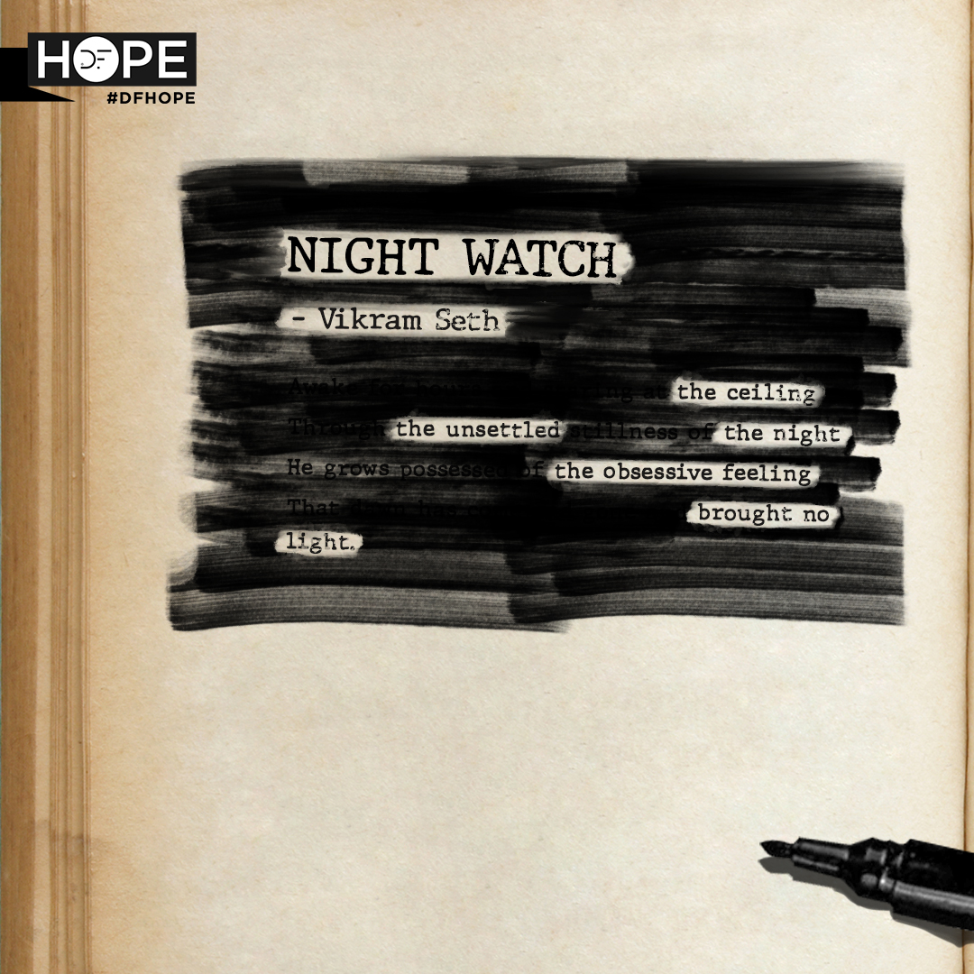 InDesignFoundry's tweet image. In this edition of our Blackout Poetry series, our team takes a poem by Vikram Seth, one of the most prominent Indian writers on the global and try to give it different meaning through the erasure of some words. 

#VikramSeth #Poet #IndianPoetry #BlackoutPoetry #DesignFoundry