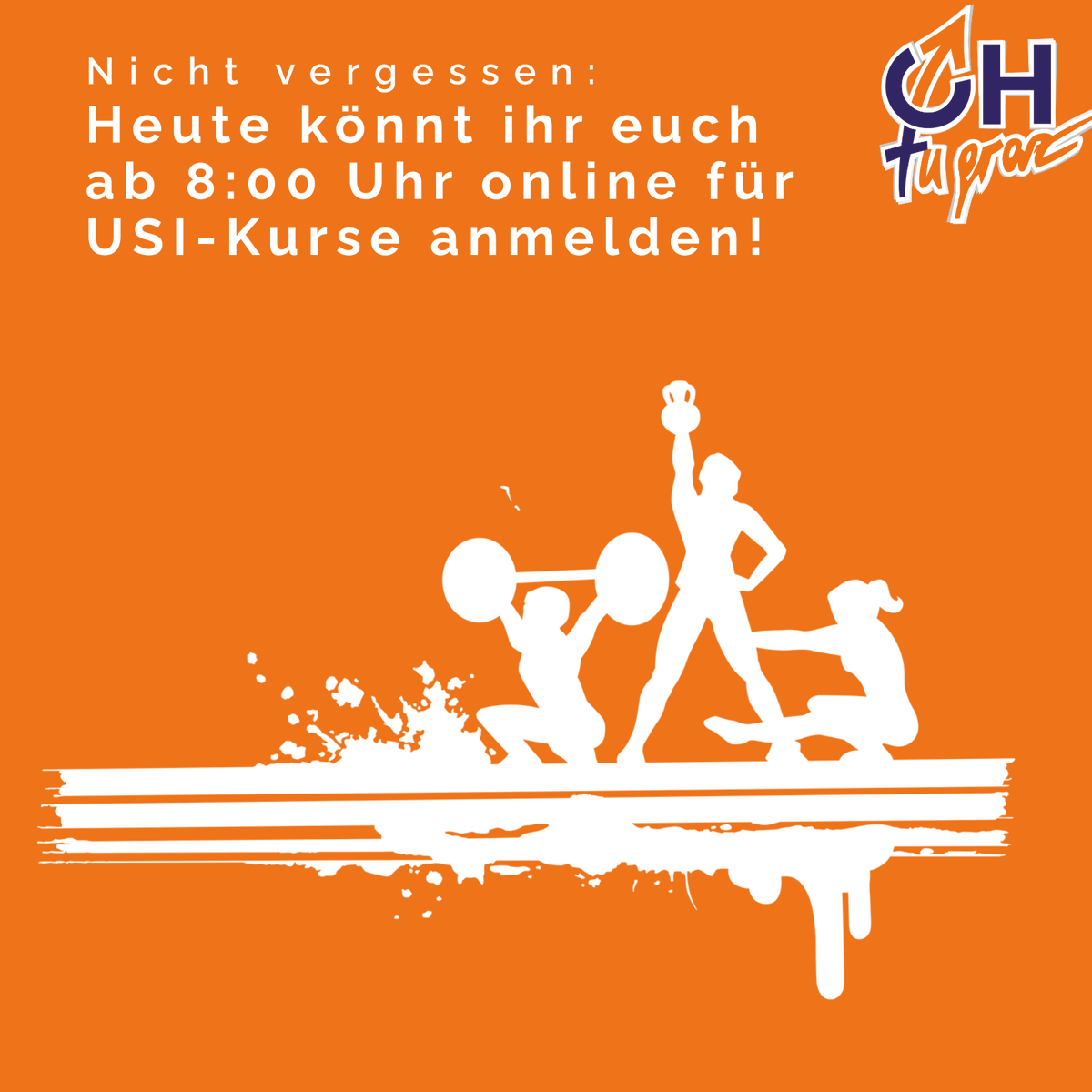 HTUGraz's tweet image. Nicht vergessen: Heute könnt ihr euch online für USI-Kurse für das kommende Semester anmelden!