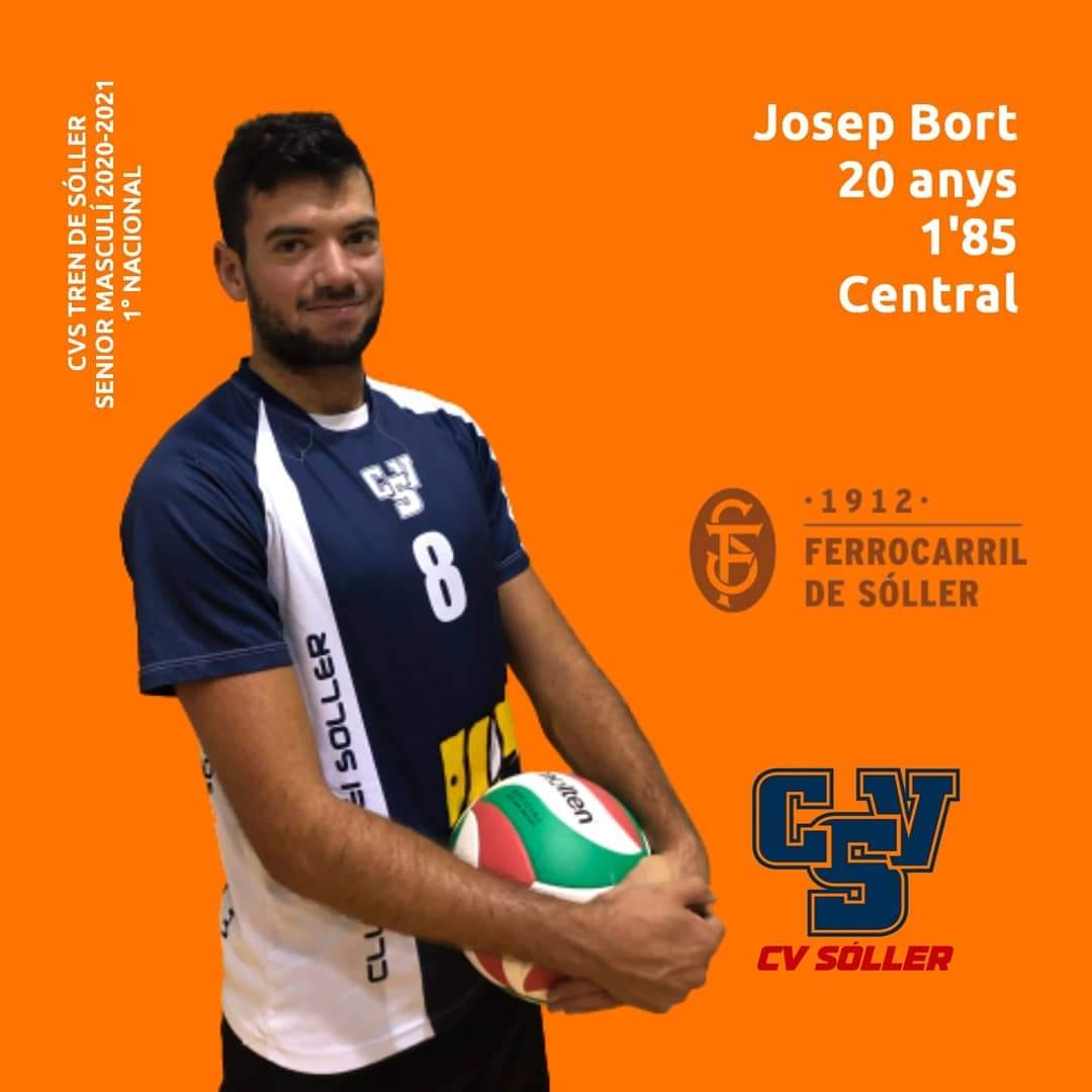 🟠 NOTÍCIES CVS 🟠

Seguim amb els jugadors de 1° Nacional CVS TREN DE SÓLLER.
JOSEP BORT du des de ben jovenet al Club. Un jugador amb molt bon timming de bloqueig i estam segurs que enguany ho posarà complicat als contraris.
#cvsoller #socsolleric #alalluita #cvstrendesoller