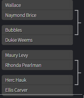 BracketPoll's tweet photo. First bracket is characters from HBOs The Wire. Here is the bracket in full. Remember to vote and check back daily. RTs are appreciated! https://t.co/CRz3lGGN0n