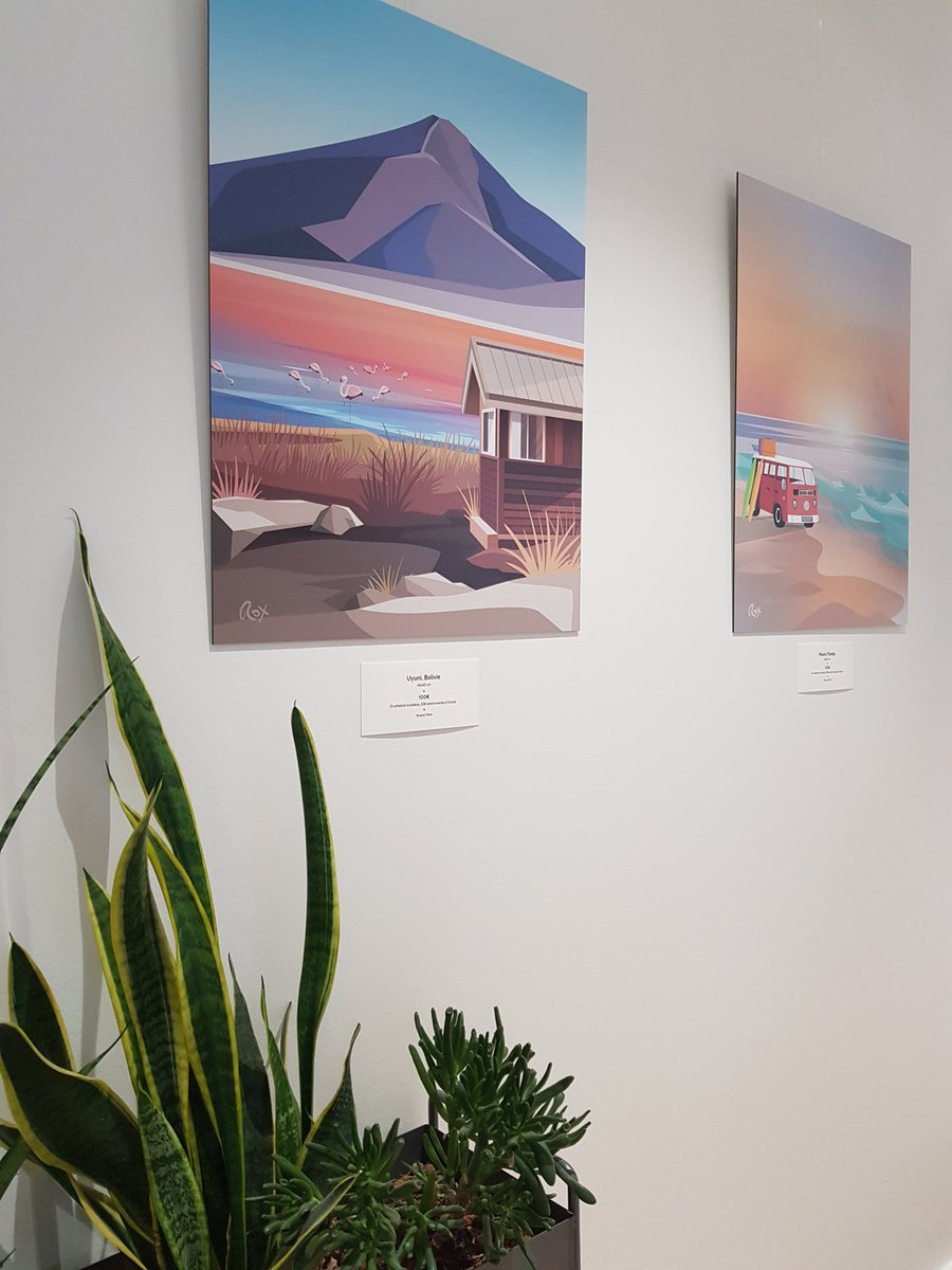 《Arrêt #exposition 》chez <a href="/Turing_22/">Turing22</a> où Roxane Fabre présente Tiny housse 👉 27 oeuvres créées sur ordinateur pendant le confinement autour de la notion d'abri dans le monde ▶️ 50% des ventes reversées à l'UNICEF ! Entree libre #myauvergne <a href="/Auvergne/">Auvergne Tourisme 🌻</a>