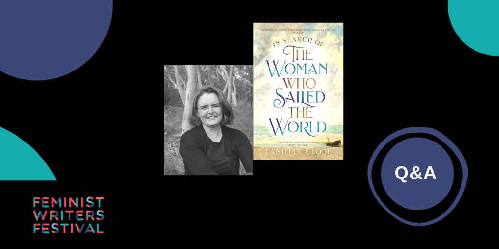FemWritersFest's tweet photo. .@DanielleClode joins us for a #QuarantineRead Q&A, talking about her new book 'In Search of the Woman Who Sailed the World' (@MacmillanAus) about Jeanne Barret, who became the first woman to circumnavigate the globe in 1755. 🌏💜
https://t.co/UmqgJVE86I https://t.co/KOuOHpx6Yj