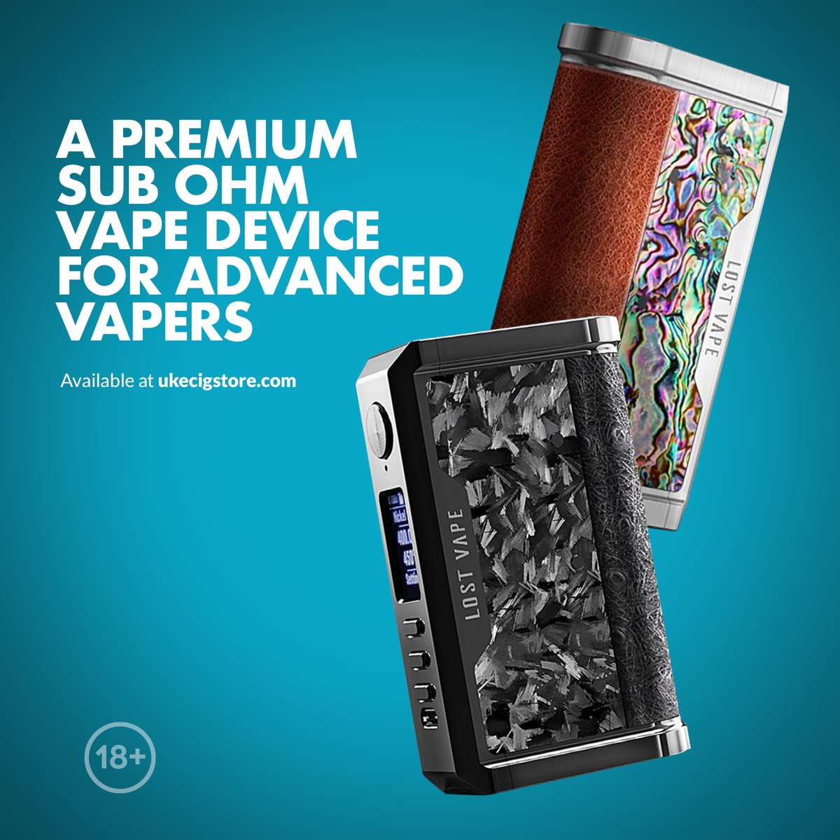 UKECIGSTORE's tweet photo. The CENTAURUS utilizes the Evolv's DNA 250C, featuring an output range from 1 to 200W with an industry leading power efficiency rating, including with Boost Mode and Replay function.
Do you own a #LostVapeCentaurus ??π
#advancedvaping #vapeholloigans #vapefriends #vapehard https://t.co/Zg6XrmlNG7
