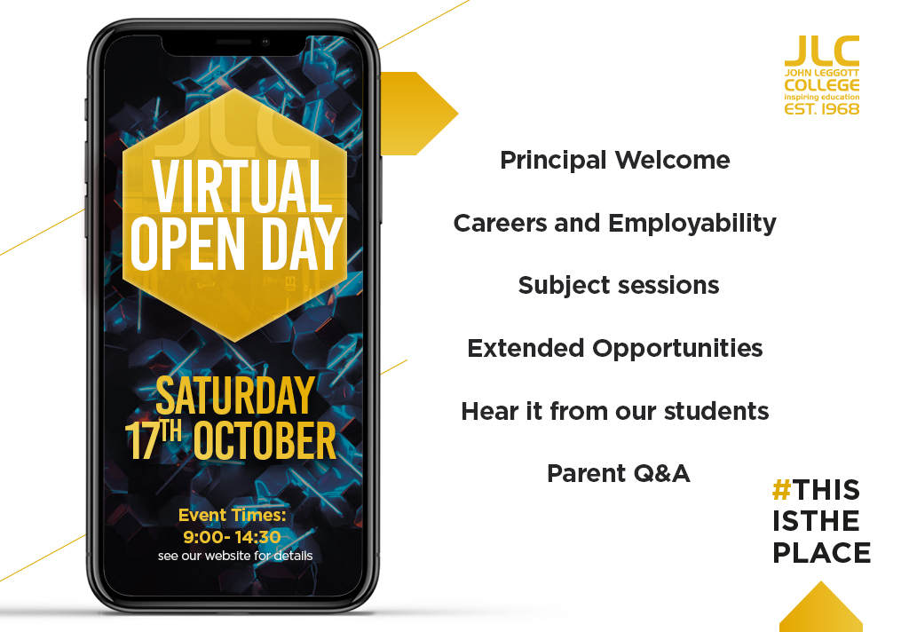 On 17.10.20 we will be hosting our first open Event of the academic year. 
Our event will be virtual and will start from 9am, our event timetable can be found on our FB Event fb.me/e/1c3sJ12cR
You have an opportunity to tune into as many sessions as you wish. (1/2)