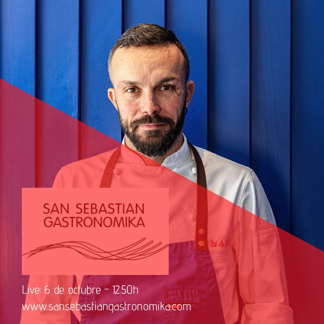 'La Conservación tradicional de pescados en Galicia y sus posibilidades en la cocina contemporánea' es la ponencia que, el capitán de NaDo, Iván Domínguez, impartirá el martes 6 de octubre a las 12.50h en el marco de 
<a href="/ssgastronomika/">SS Gastronomika</a>.

Inscripción 👉 sansebastiangastronomika.com.