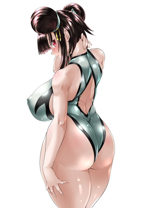 うなじが描きたいと思って描きはじめたのに、結局力を入れたのはお尻でしたw

水着のようななにかは、衣装差分の練習を兼ねまして... 