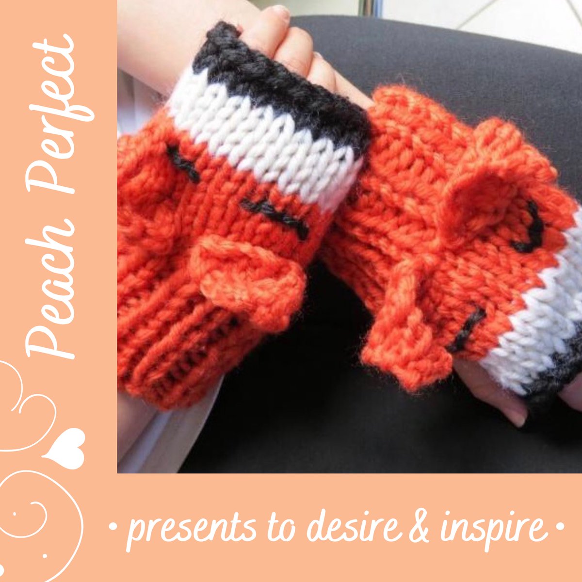 PeachPerfect2's tweet photo. There's a chill in the morning air so it's the perfect time to get knitting with this super cute Foxy Mittens kit https://t.co/MpGPkUzn9Y 🦊 A lovely gift for a beginner or you could knit them for a friend or family member 💛 #tuesdaythoughts #crafts #knittingkit #giftideas 💝💝 https://t.co/5vYuQY4MNF