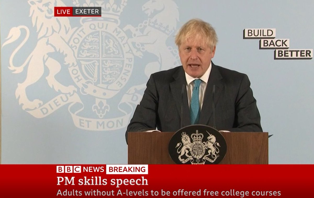 Association of Colleges (AoC) (@aoc_info) on Twitter photo "Short of skilled construction workers, skilled mechanic, skilled engineers, and shortage of IT skills. The problem is supply. Our post-18 education system is not working in a way to endow people with those skills" - <a href="/BorisJohnson/">Boris Johnson</a> sets out plans to transform skills system. "Short of skilled construction workers, skilled mechanic, skilled engineers, and shortage of IT skills. The problem is supply. Our post-18 education system is not working in a way to endow people with those skills" - <a href="/BorisJohnson/">Boris Johnson</a> sets out plans to transform skills system.