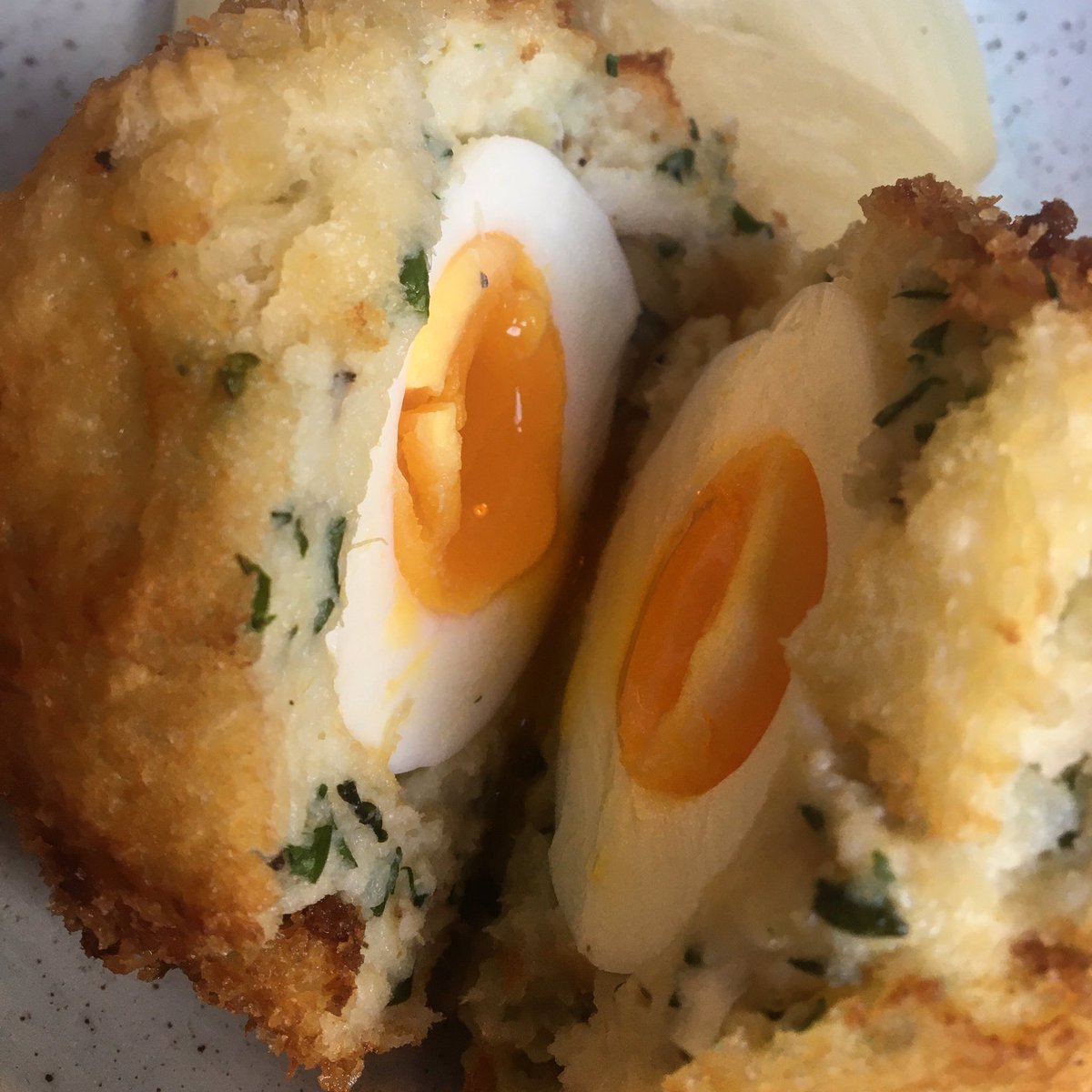 The Crown On Twitter Afternoon Snack With Your Pint We Recommend Our Smoked Haddock Scotch Egg Delicious Snack Pub Treats Food Foodie Eastlondon Https T Co 7at5slizca