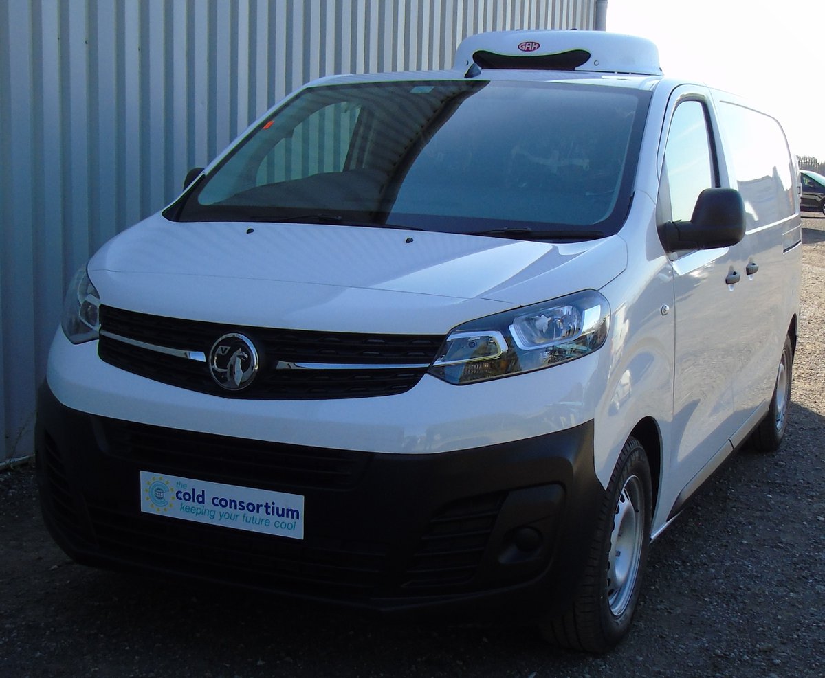 coldconsortium's tweet photo. The new #VauxhallVivaro with #coldconsortium #freezerconversion and #GAHrefrigeration = the perfect combination for reliable #temperaturecontrolledtransport https://t.co/KqIC4NJszH