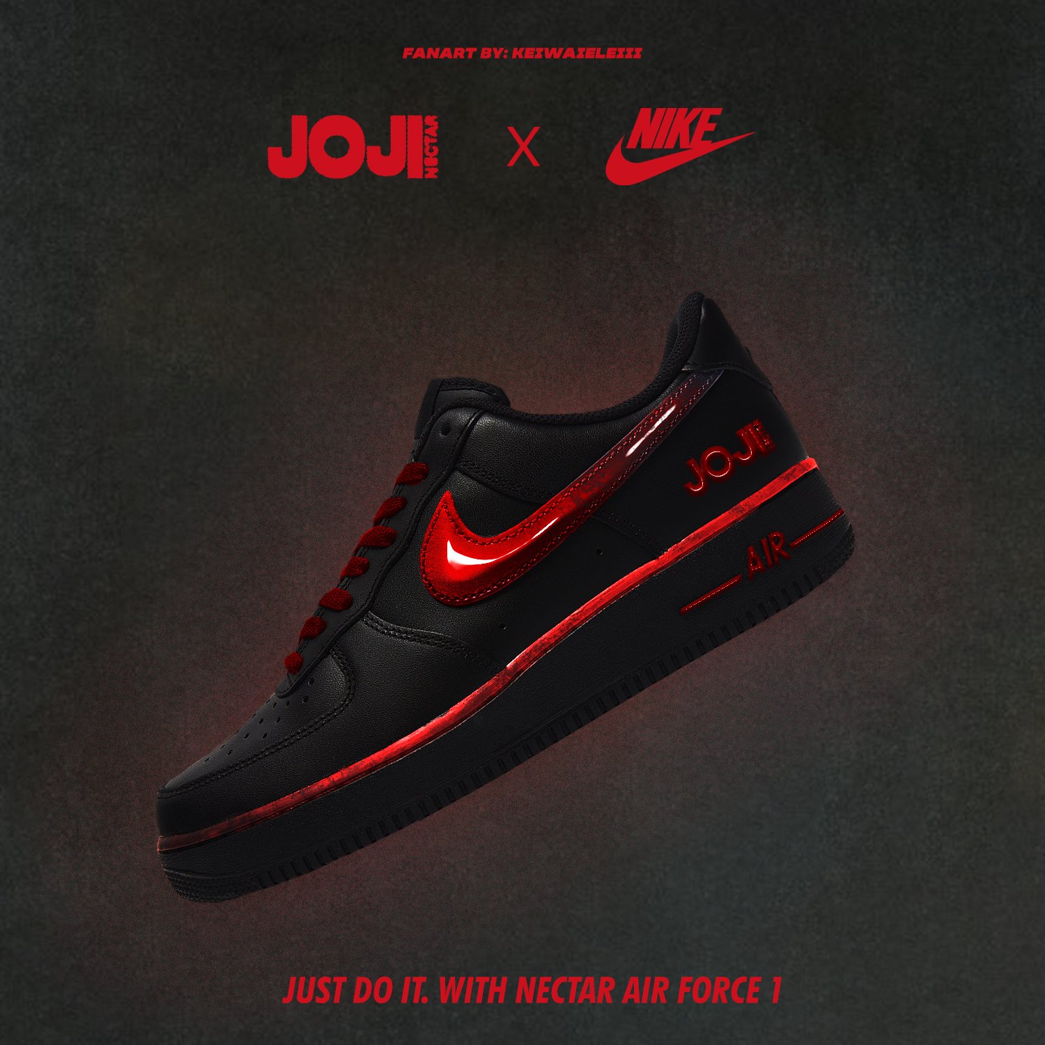 joji black air force 1