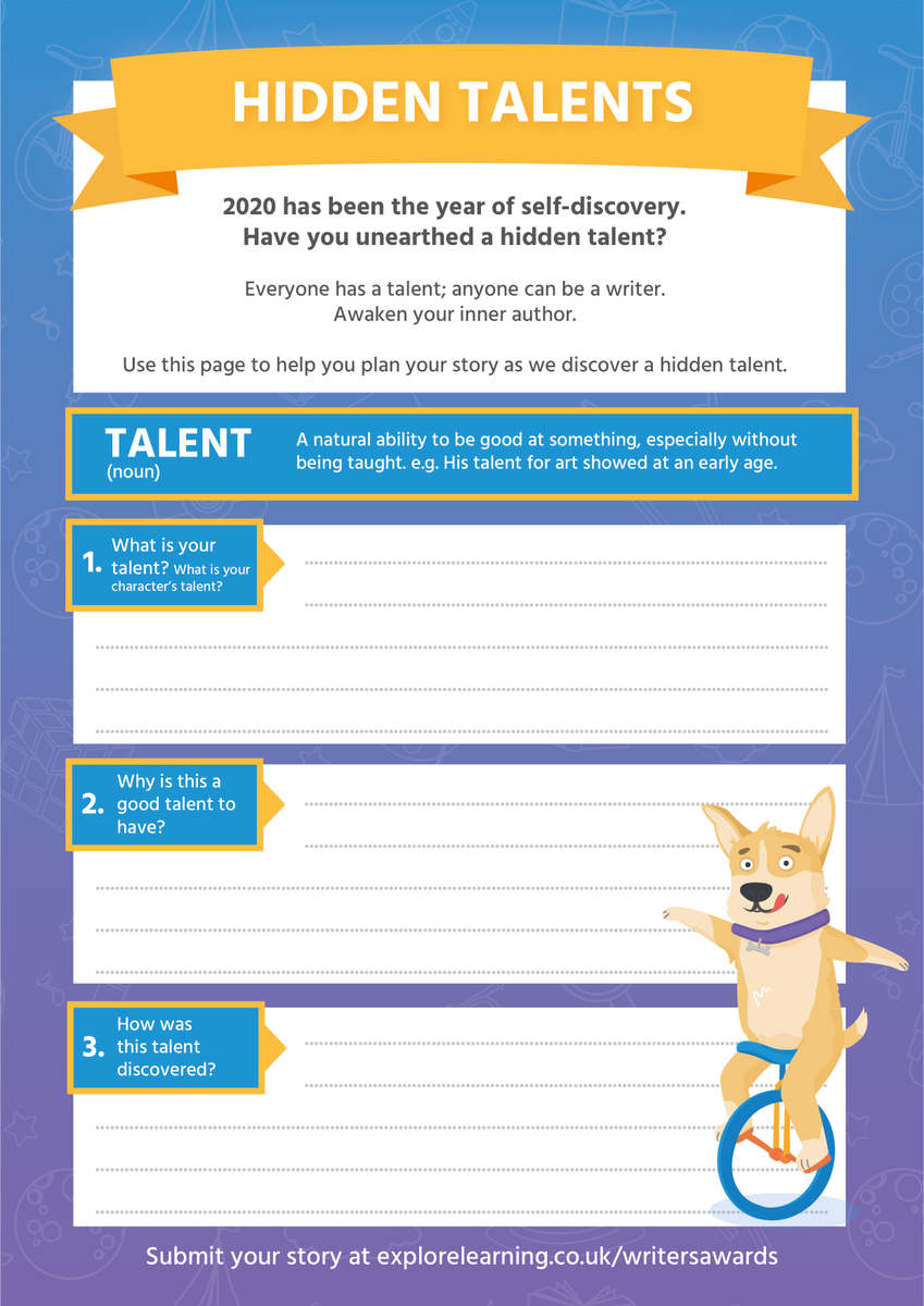 exploretutors's tweet photo. Hey! Have you started your #ExploreLearningWritersAwards story yet?
Not only do we love a good story, we super love a well-planned story. So here we have our story planner activity sheet to help you organise those brilliantly bonkers ideas.
https://t.co/0Yf88dBTpf
#500words https://t.co/uw0fmsi84b