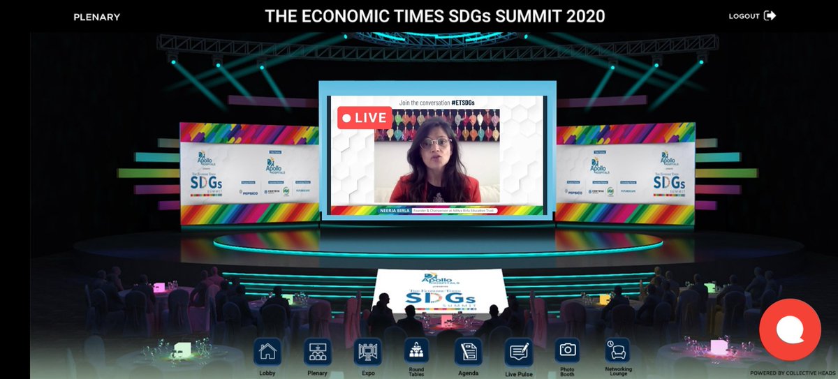 There are an estimated 130 million people in india with mental health issues. It's more than the combined population of France & Italy, but only 10% of them receive evidence based treatment- says @NeerjaBirla at #ETSDGs.

We need to work to #BuildBackBetter. #ForPeopleForPlanet🌎