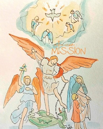 Hoy rezamos por los misioneros del mundo entero con los Santos Arcángeles. 
chat.whatsapp.com/E53VBRBoXkJ43d…