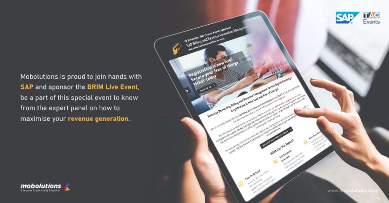 Mobolutions's tweet photo. . "#SAP Billing and Revenue Innovation Management Live 2020" is the only place that brings together SAP's finance and BRIM experts in one place! Register! Grab your spot soon.
https://t.co/OFieJLdMoB
#subscription #BillingModels #SAPHybrisBilling @taceventsworld
@SAPfinance https://t.co/M4n6hULxHw