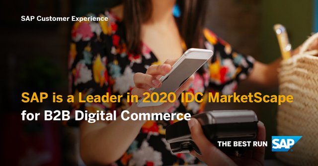 clarenette's tweet photo. See why SAP is named a Leader in the IDC MarketScape for B2B Digital Commerce https://t.co/7DmUwQRch8 https://t.co/eF3GLOtjtL