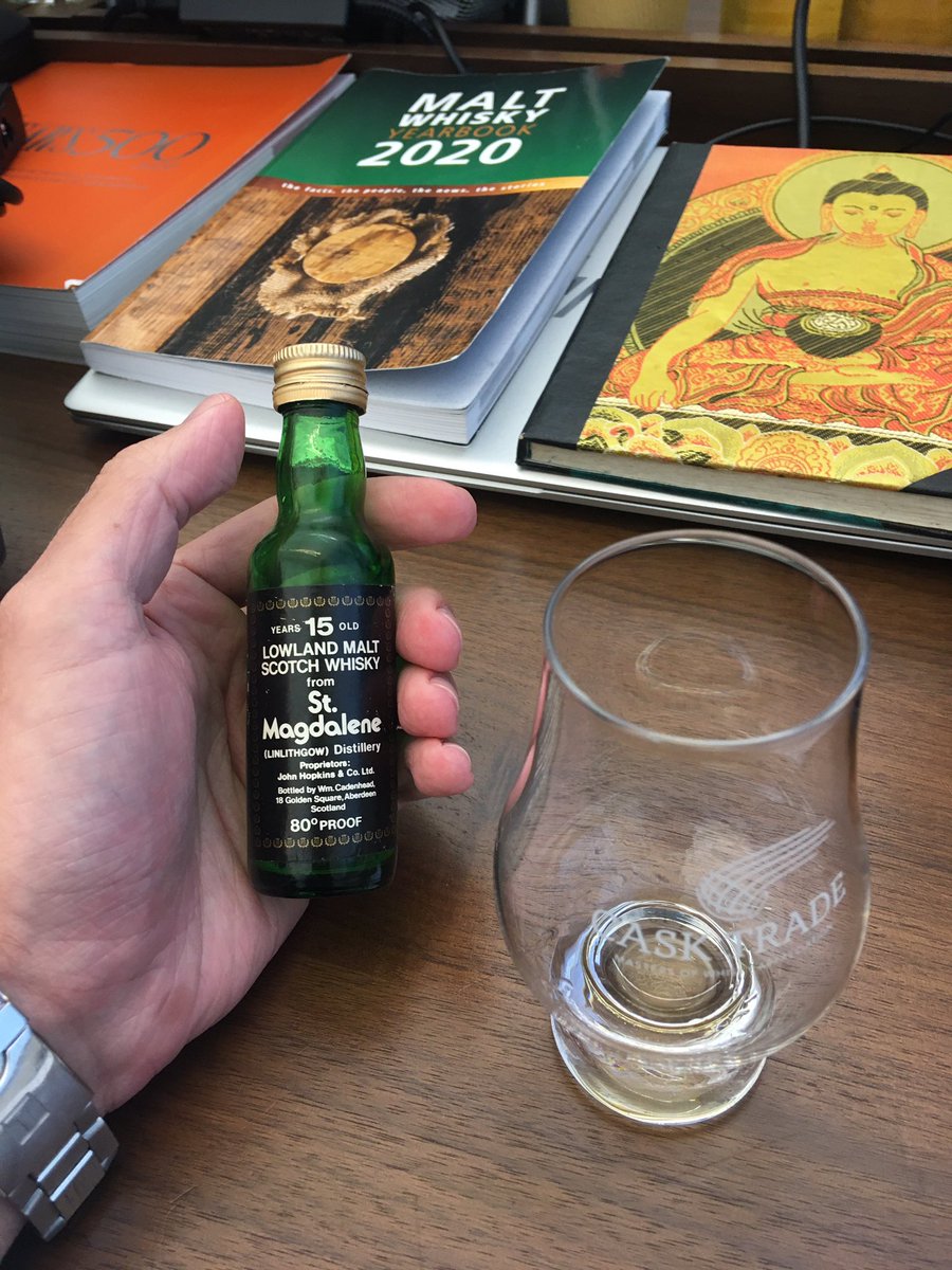 whiskywithwoody's tweet photo. My friend and colleague John is far too generous, Vol III #whisky #scotch #singlemalt #stmagdalene #closeddistillery https://t.co/j7GTt5ge0b