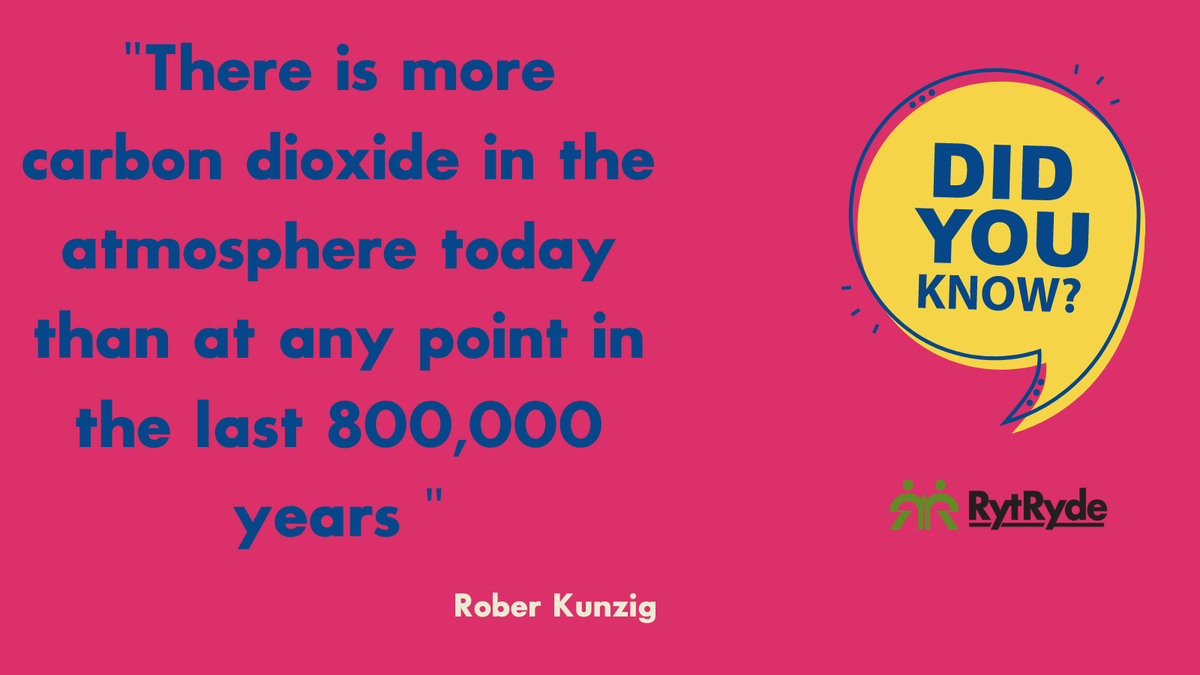This fact is due to the article " Climate Milestone: Earth's CO2 Level Passes 400 ppm" written in the National Geographic Society by Robert Kunzing in 2013.
#reduceco2 #facts #doyouknow?