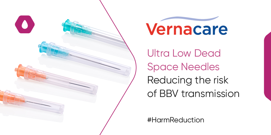 VC_Exchange's tweet photo. Vernacare Ultra Low Dead Space needles may help to reduce the risk of blood borne virus transmission by significantly reducing the dead space in a syringe. To fine out more please visit https://t.co/UI1VFNi40r
#HarmReduction https://t.co/5gUHvOe8Ix
