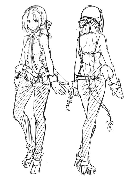 オリキャラのハバメちゃん 