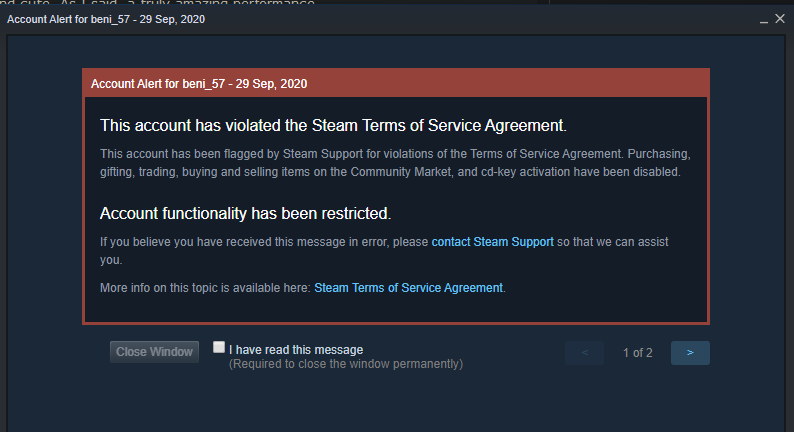 why is there a steam market trade restriction why is there a steam market trade restriction