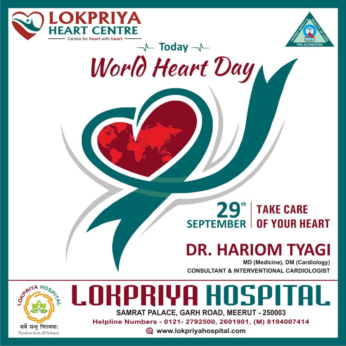 LokpriyaH's tweet photo. We couldn't have picked a better day for our 1st tweet as you are the reason we keep ticking. You are close to our heart and we wish you great health and happiness on this #WorldHeartDay 

Eat right, exercise and be happy to have a healthy heart. https://t.co/nRlOcJN4gq