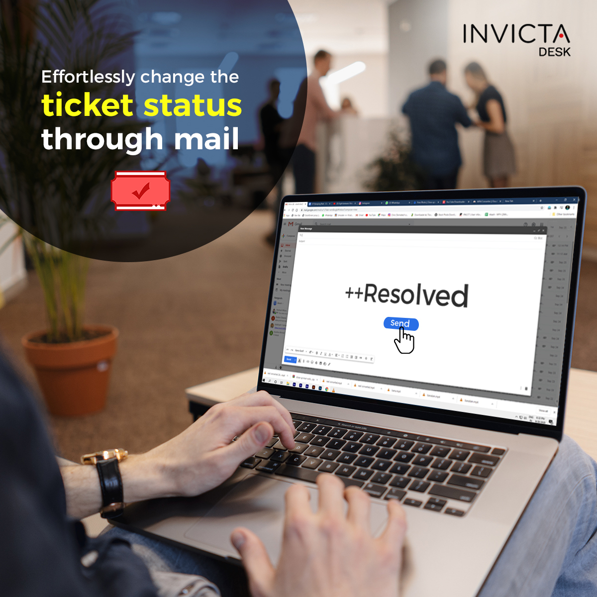 INVICTASoftware's tweet image. Invicta Desk enables end-users to use mail-based command to easily change the ticket status via mail. To know more, visit bit.ly/InvictaSoftware.