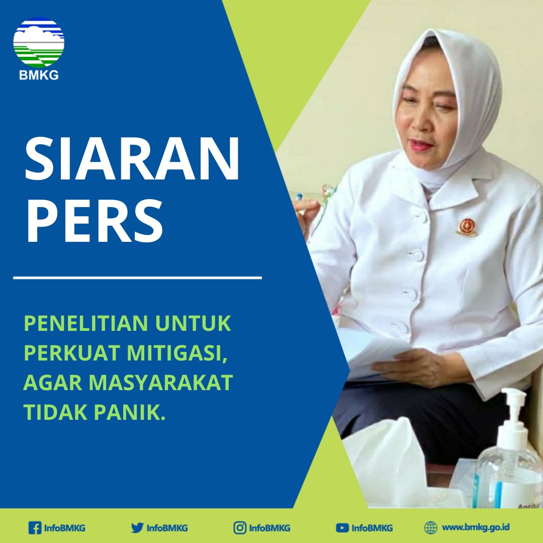 Jakarta, 28 September 2020Kepala BMKGDwikorita KarnawatiInstagram:  @infoBMKG Twitter:  @infoBMKG Facebook: InfoBMKG YouTube: InfoBMKG #SiaranPers #MitigasiGempaDanTsunami #BMKG