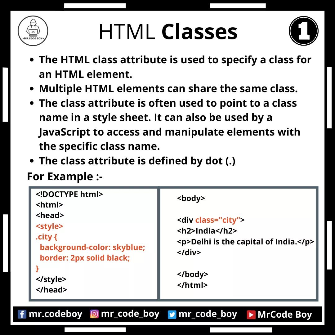 mr_code_boy's tweet image. HTML Part - 14 (Classes)

Like, Share, Comment, and Follow for more technical stuff.

YouTube - bit.ly/mrcodeboy
Facebook - facebook.com/mr.codeboy/
Instagram - instagram.com/mr_code_boy/
Twitter - 

#coding #html #css #javascript #java #100DaysOfCode