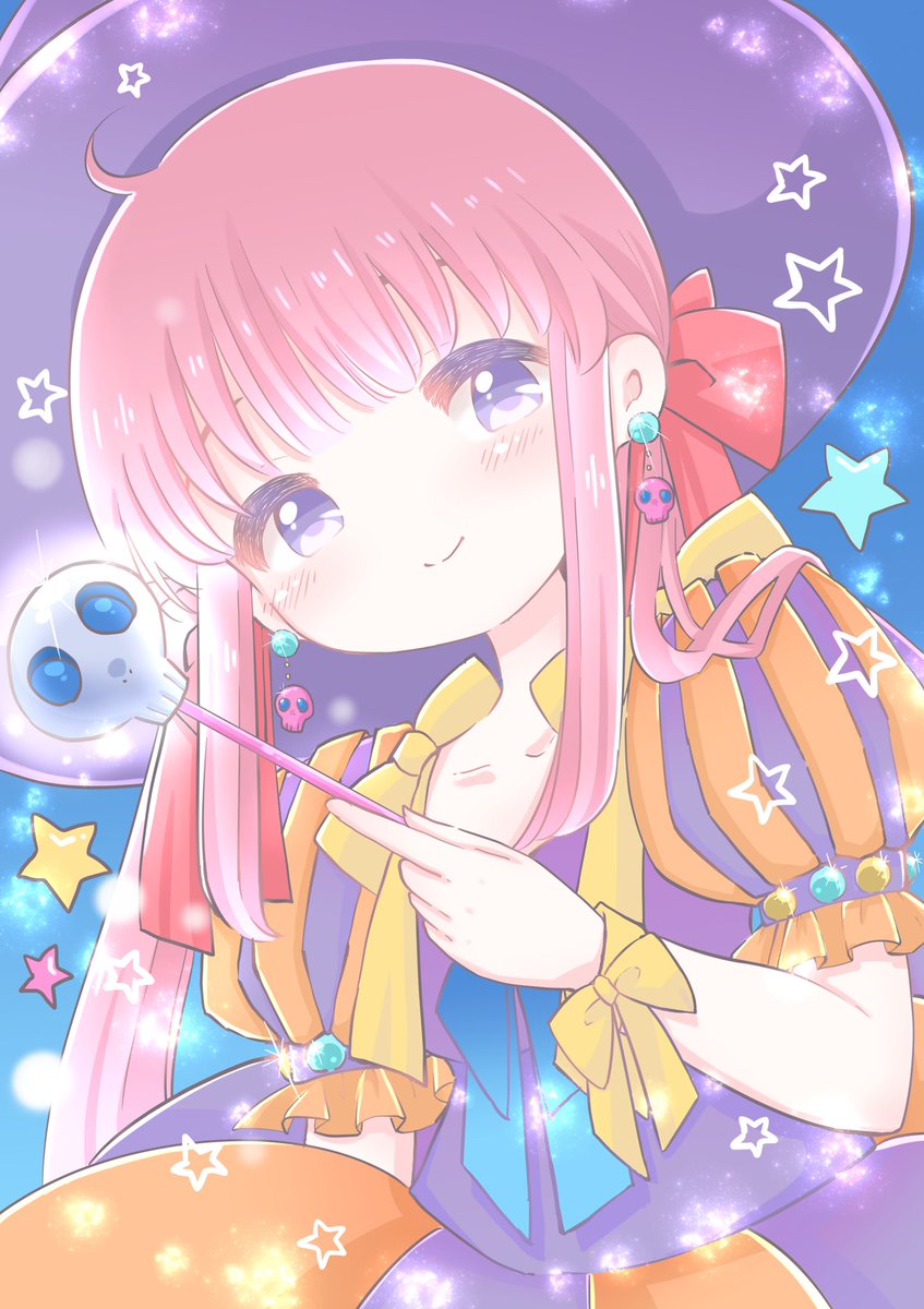 魔女さん描きました Happyhalloween ハロウィンイラスト りんぴよ くすのきりんのイラスト