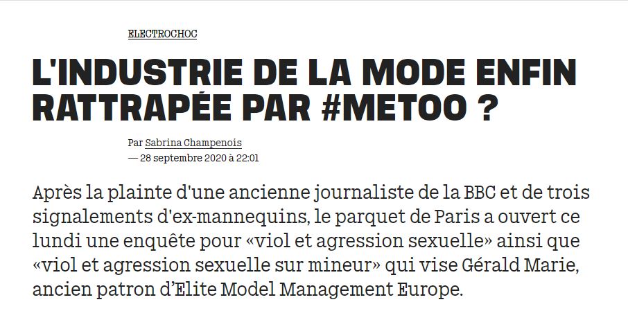 Très heureux de voir que <a href="/Liberation/">L</a> a signé la charte de la traçabilité l'obligeant à nommer dans leurs articles le média qui a révélé, à l'origine, l'information traitée. Oh Wait... 🤔
<a href="/sabbchamp/">Sabrina Champenois</a> <a href="/20Minutes/">20 Minutes</a> <a href="/ptiberry/">Philippe Berry</a>
