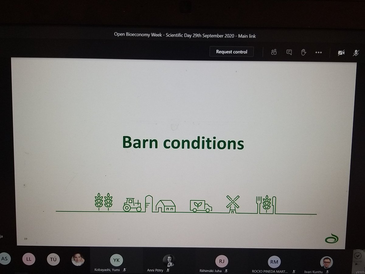 ira_bhattarai's tweet photo. We have started with Open Bioeconomy Week. Ilmo Aaronen @IlmoAronen from Lantmännen Agro #OBW2020 #openbioeconomyweek #hamk #bioeconomy https://t.co/L6Q9YKv5dO