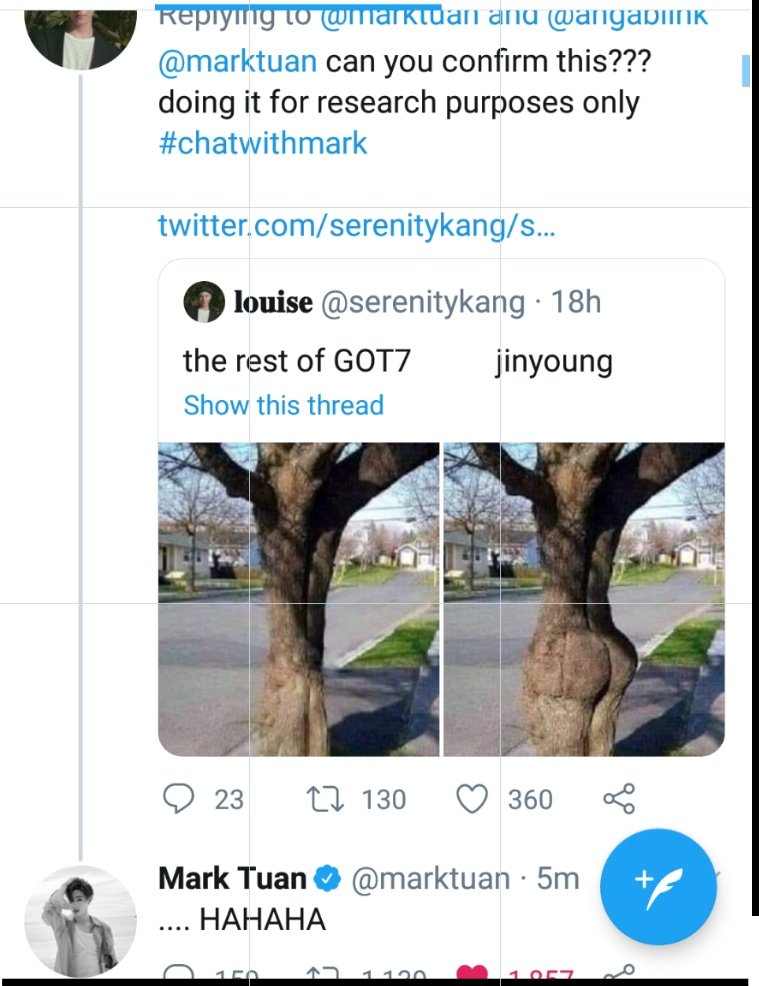 prdsdefsouljayb's tweet photo. So Mark said,

Comeback September 37th
He is gonna do a IG live this week
Gonna release songs soon, hopefully! 
There is more #chatwithmark soon
Apparently, bam is playing among us
Pineapples on pizza is a fuckin YAY

And THIS https://t.co/lpYIqwdEJk