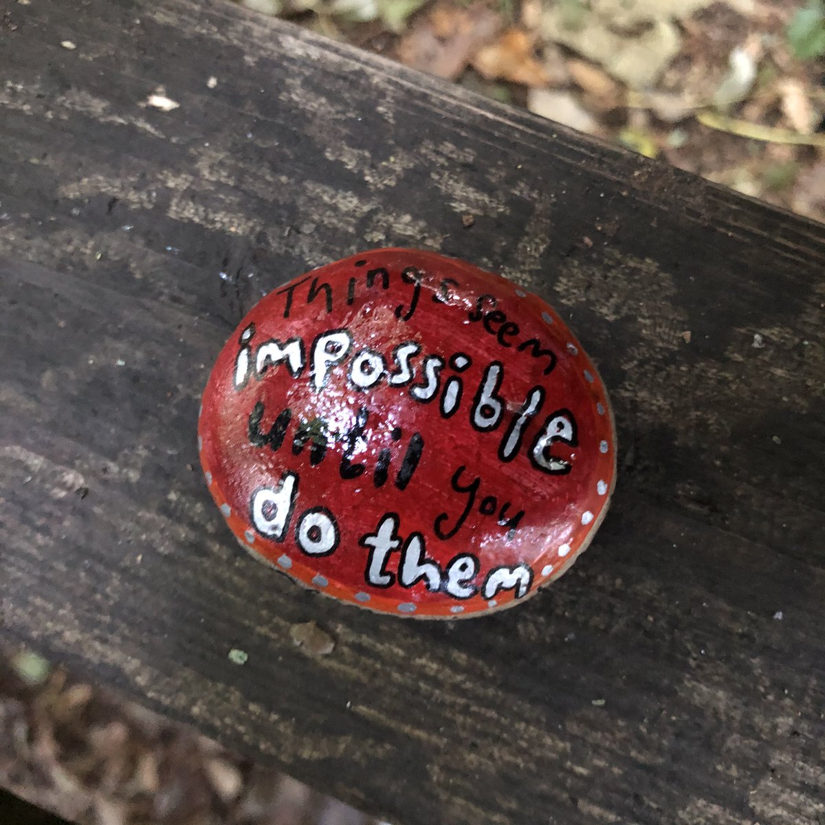 CompassionateRo's tweet image. Things seem impossible until you do them. 

#pebbleswithpurpose #compassionaterocks #compassionrocks #paintedrocks #365daysofcompassion #tryagain #impossibleisnothing