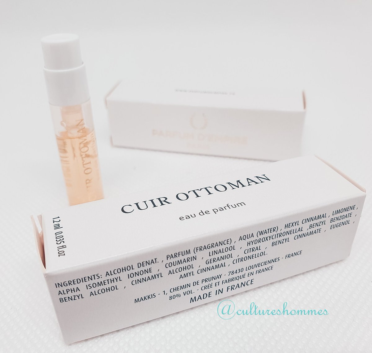 Scent of the day.
Cuir Ottoman @parfumdempire 
This morning, I am testing Cuir Ottoman.
A magnificient floral oriental launched in 2006.
#scentoftheday #scentblogger #ig_parfum #fraghead #profumo #lxs #parfüm #nichecommunity #nichefragrance #instaperfum
instagram.com/p/CFtmC9hBT96/…