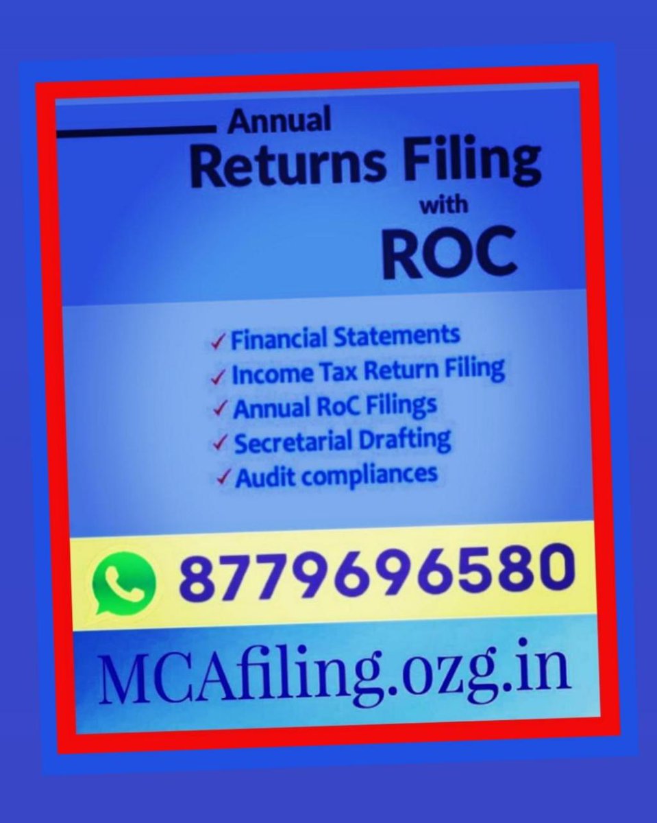D0TLicense's tweet photo. WhatsApp π² https://t.co/JbV434Sowx
24/7 Support π₯οΈ https://t.co/RCWpNGpdnz
#ozgfiling #annualreturn #documentationcentre #AGM #covid19extension #annualfiling #rocfiling #mcafiiling #ozglaw #caoffice #annualcompliance #AuditReport #ROC #companyfiling #PvtLtd #legalcompliance https://t.co/sWm5RtVFcP