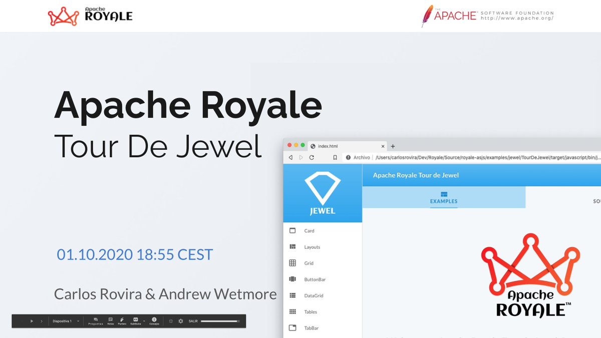 ApacheRoyale's tweet image. All #ApacheRoyale tracks at @ApacheCon Home!. Check the date and time and reserve the time!
Start today! :)

Register: hopin.to/events/apachec…

#acah2020 #html #javascript #js #css #as3 #mxml #flash2020 #ApacheFlex #Apache #OpenSource #innovation #conference