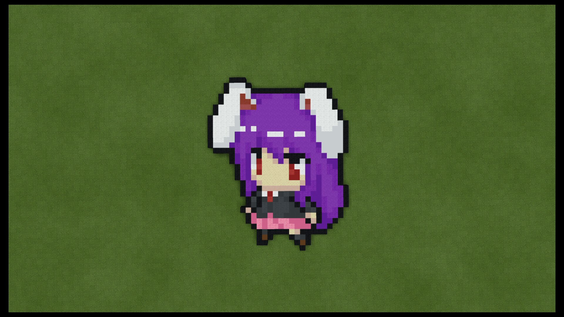 誰つく さめプロ 東方projectの鈴仙 優曇華院 イナバをドット絵にして マイクラに作りました マインクラフト 東方project T Co N1fsiuvzus Twitter