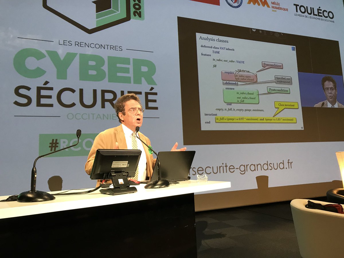 Bertrand Meyer inventeur du langage #Eiffel présente sa méthode aux #RCO2020