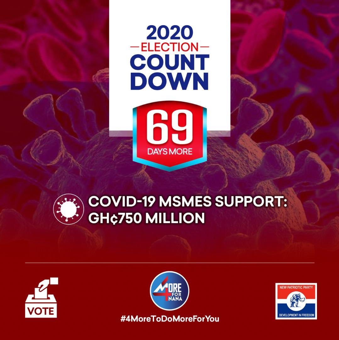 NPP4All's tweet photo. #69DaysToVote 
#4MoreToDoMoreForYou 
@PantherLordGh https://t.co/U1p5bkwlKa