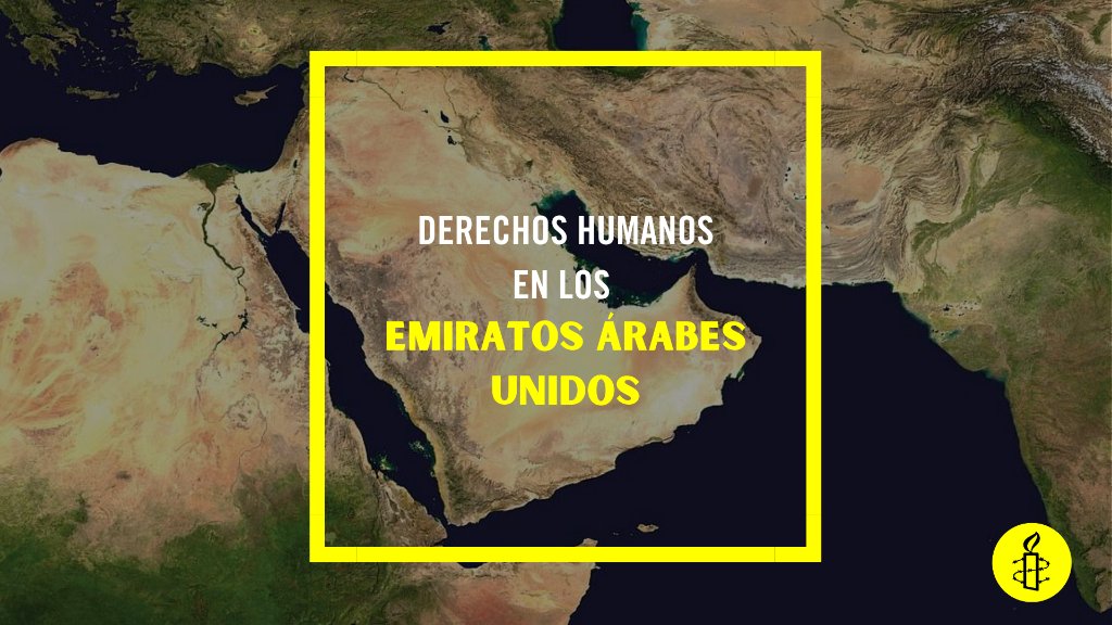 Los medios no paran de hablar de Emiratos Árabes Unidos, pero ¿conoces la situación de los derechos humanos en ese país?
✔️ Detención arbitraria y tortura
✔️ Libertad de expresión restringida
✔️ Discriminación de las mujeres
Nuestra radiografía completa: amn.st/6010GIYBm